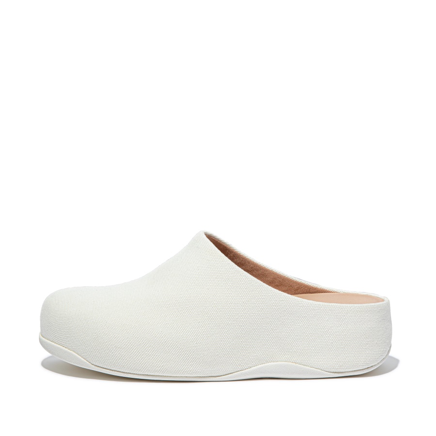 Fitflop Canvas Clogs Cream