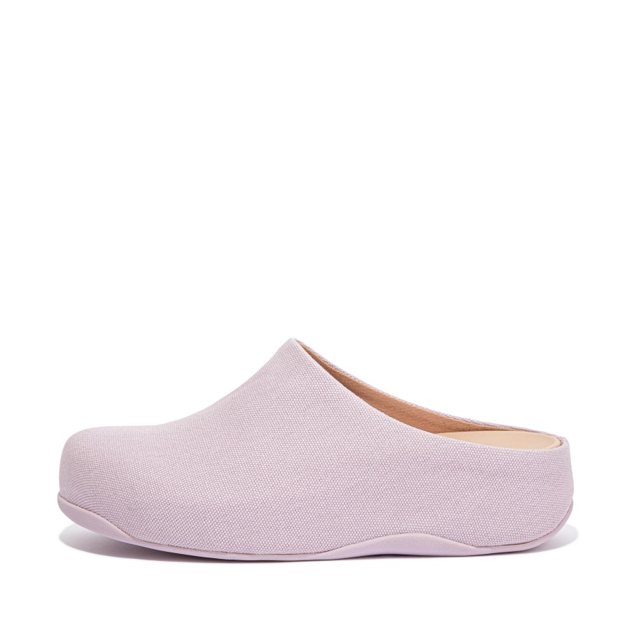 Fitflop Canvas Clogs Soft Lilac