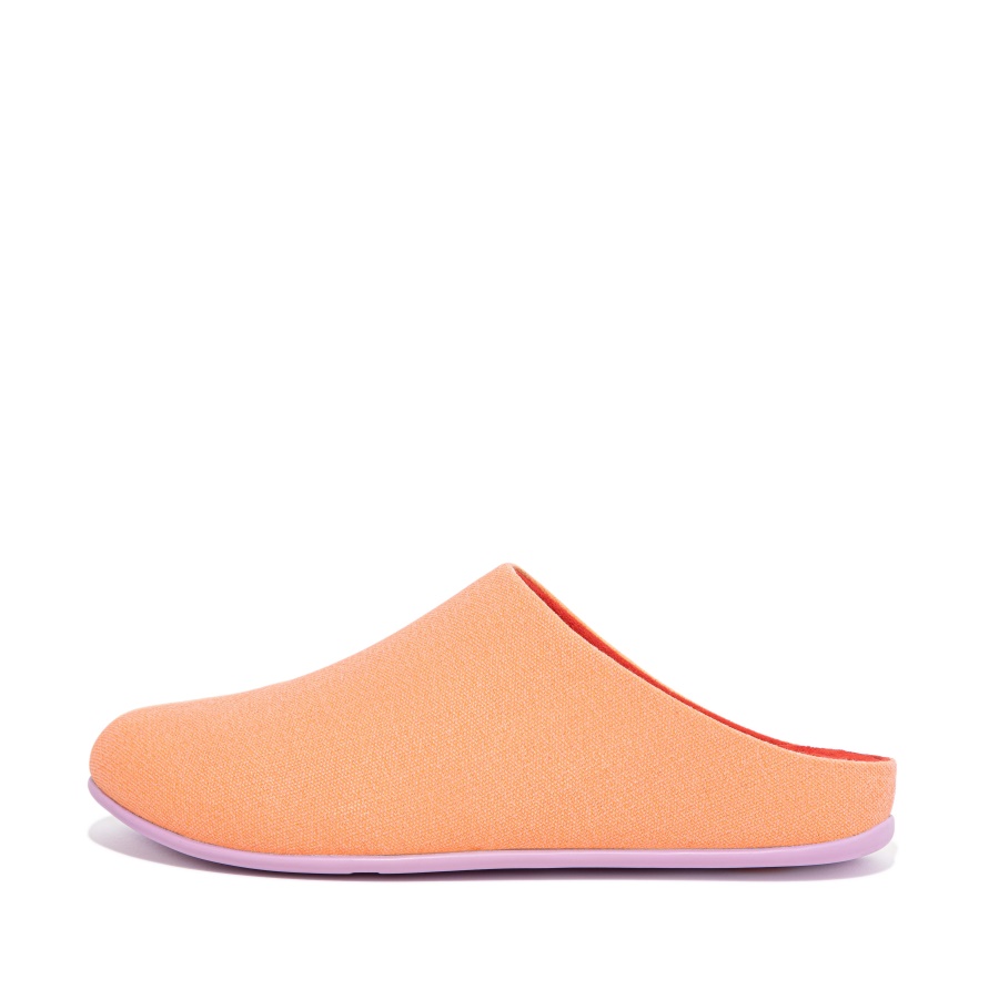 Fitflop Canvas Slippers Apricot-Sunburst