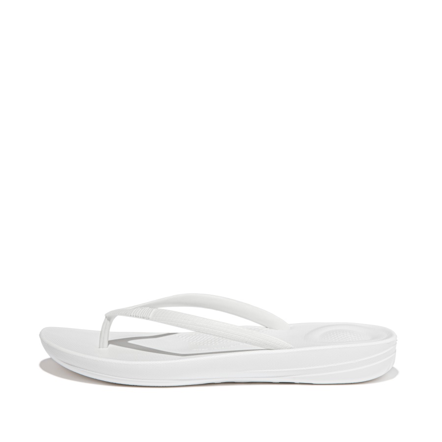 Fitflop Ergonomic Flip-Flops Urban White
