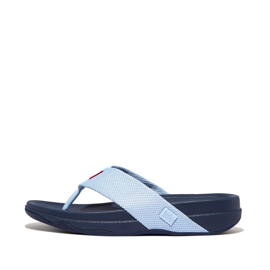 Fitflop Mens Toe-Post Sandals Sky Blue