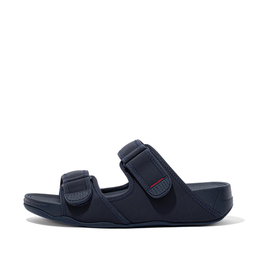 Fitflop Mens Water-Resistant Slides Midnight Navy