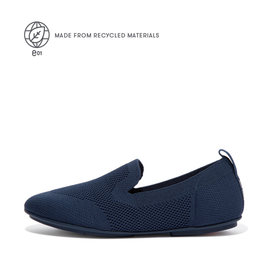 Fitflop Multi-Knit Loafers Midnight Navy