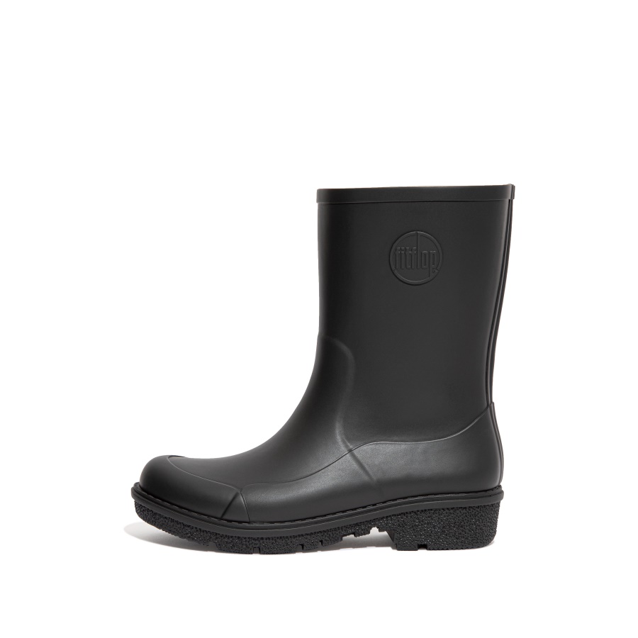 Fitflop Short Wellington Boots All Black