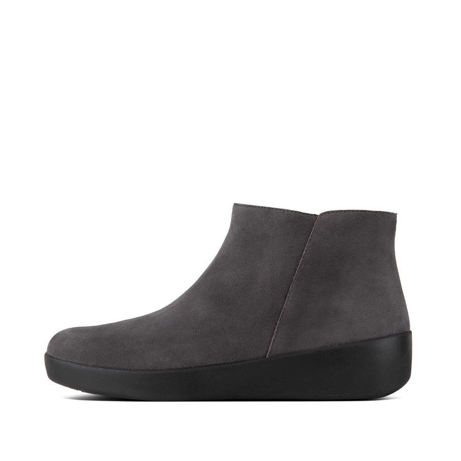 Fitflop Suede Ankle Boots Steel Grey