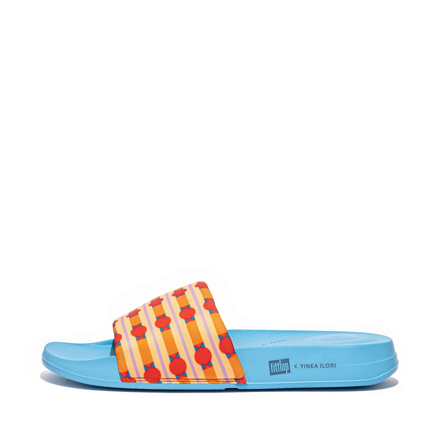 Fitflop Water-Resistant Slides Orange-Pepper