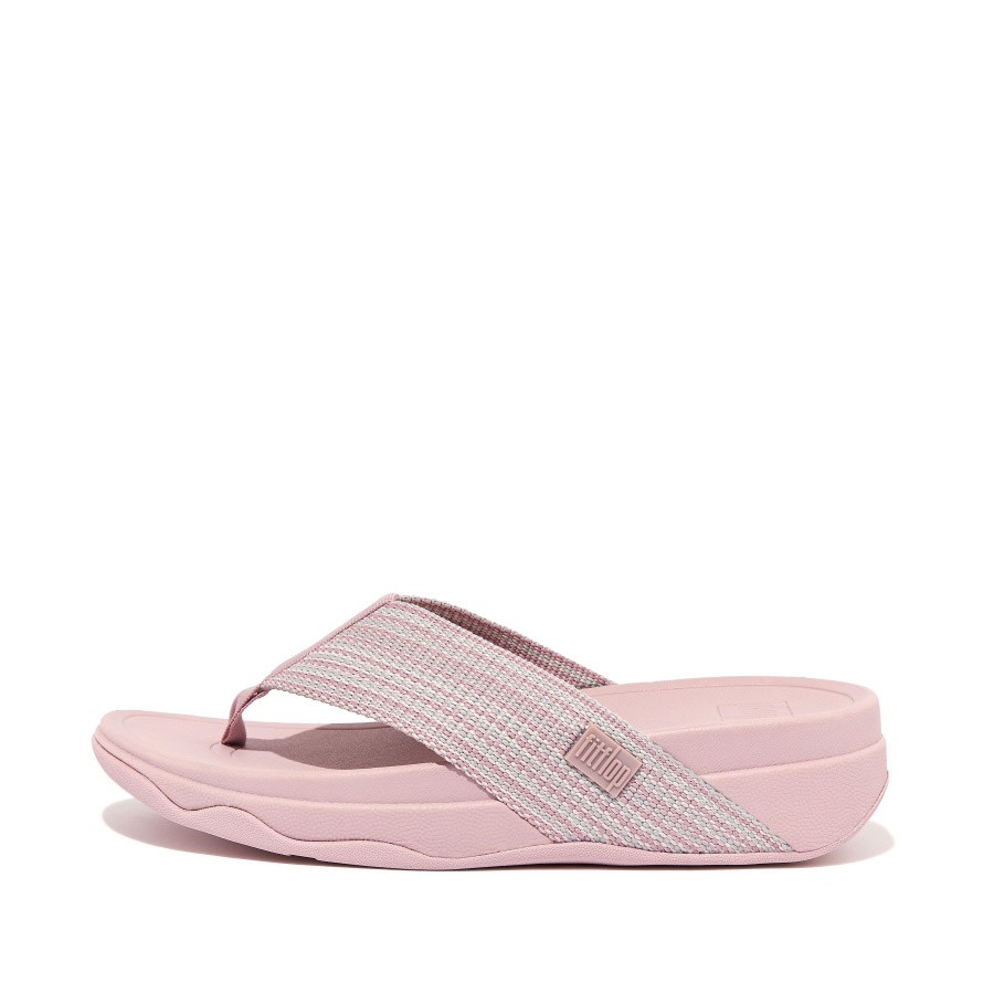 Fitflop Webbing Toe-Post Sandals Soft Lilac